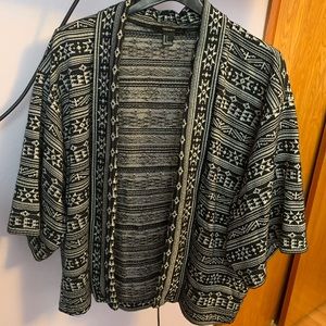Baggy Short Sleeve Cardigan